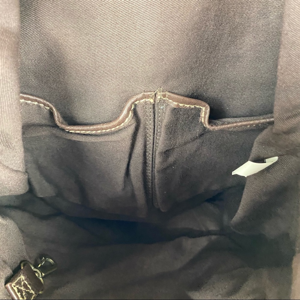 Sundance Leather Slouch Zip Top Tote - Picture 9 of 11